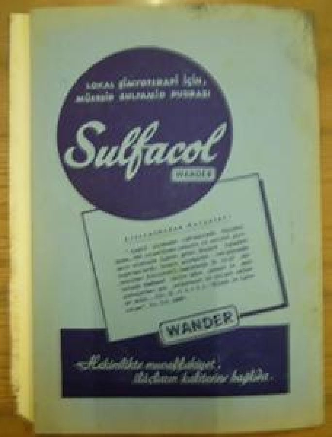 HEKİMLİKTE YENİ GÖRÜŞLER MECMUASI TEMMUZ-AĞUSTOS 1952 SAYI 4