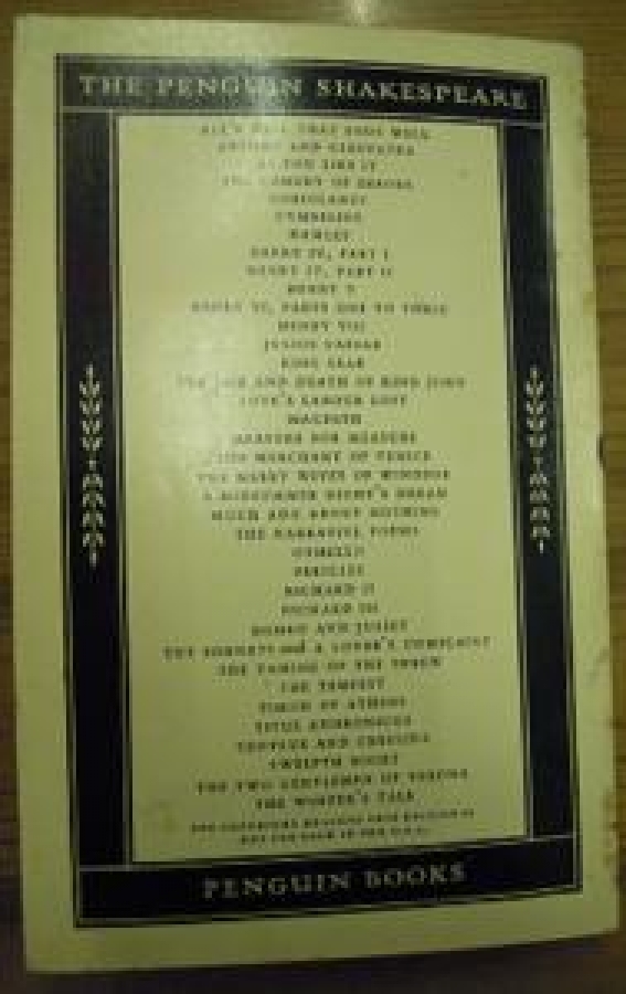 THE PENGUIN SHAKESPARE THE TRAĞEDY OF KİNĞ LEAR 