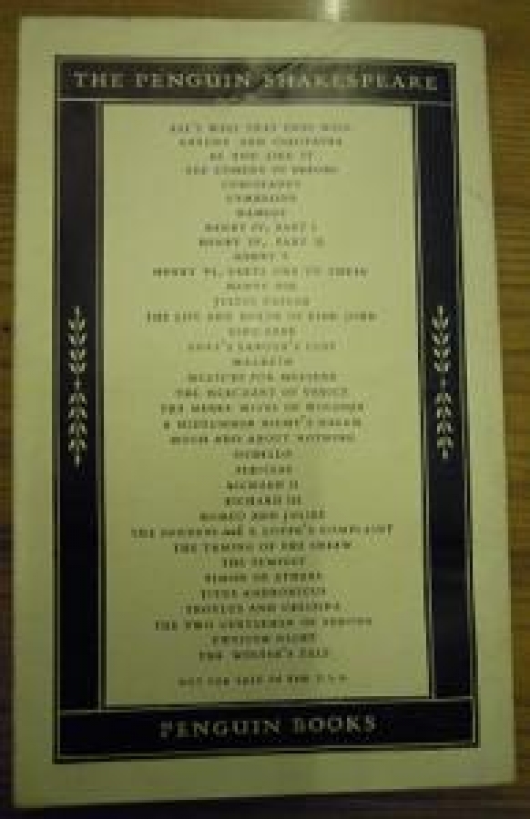 THE PENGUIN SHAKESPEARE THE NARRATİVE POEMS