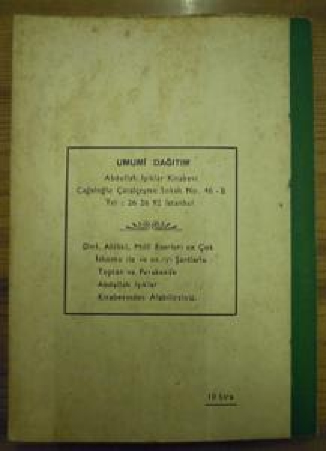 ARİFLER BAHÇESİ M. SEFER UYGUN