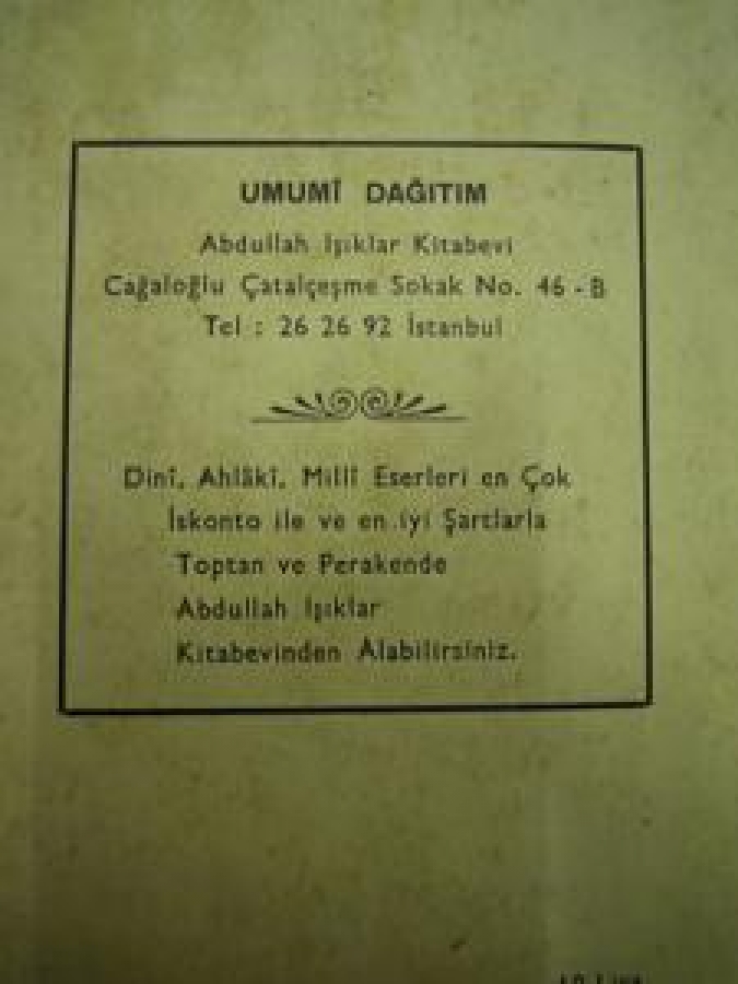 ARİFLER BAHÇESİ M. SEFER UYGUN