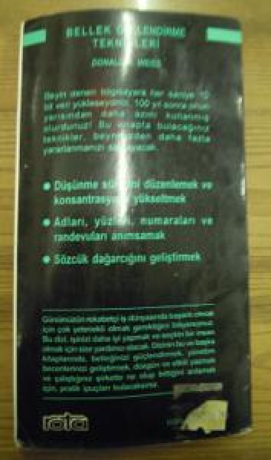 BELLEK GÜÇLENDİRME TEKNİKLERİ DONALD H. WEISS