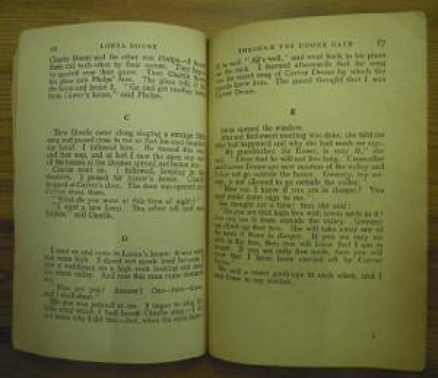 NEW METHOD READRES LORNA DOONE - 6 & 7 - SUPPLEMENTARY READER GRADE FOUR 