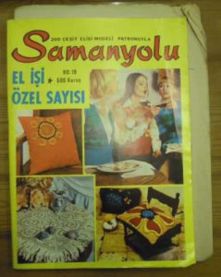 SAMANYOLU 200 ÇEŞİT EL İŞİ MODELİ PATRONUYLA NO :19 