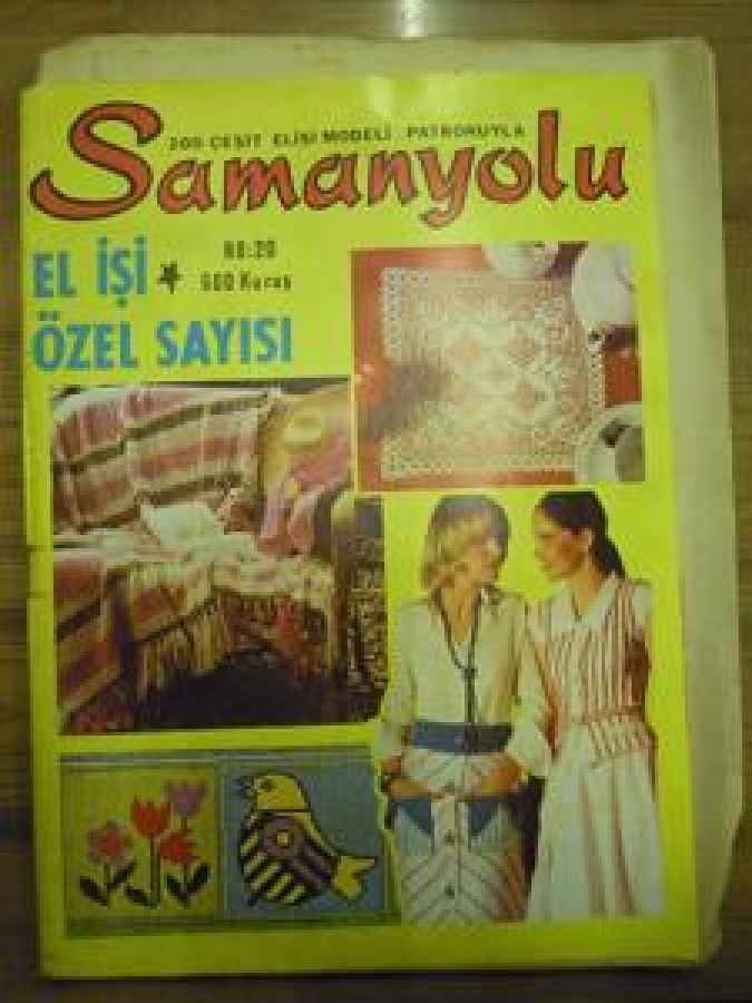 SAMANYOLU 200 ÇEŞİT EL İŞİ MODELİ PATRONUYLA NO : 20 