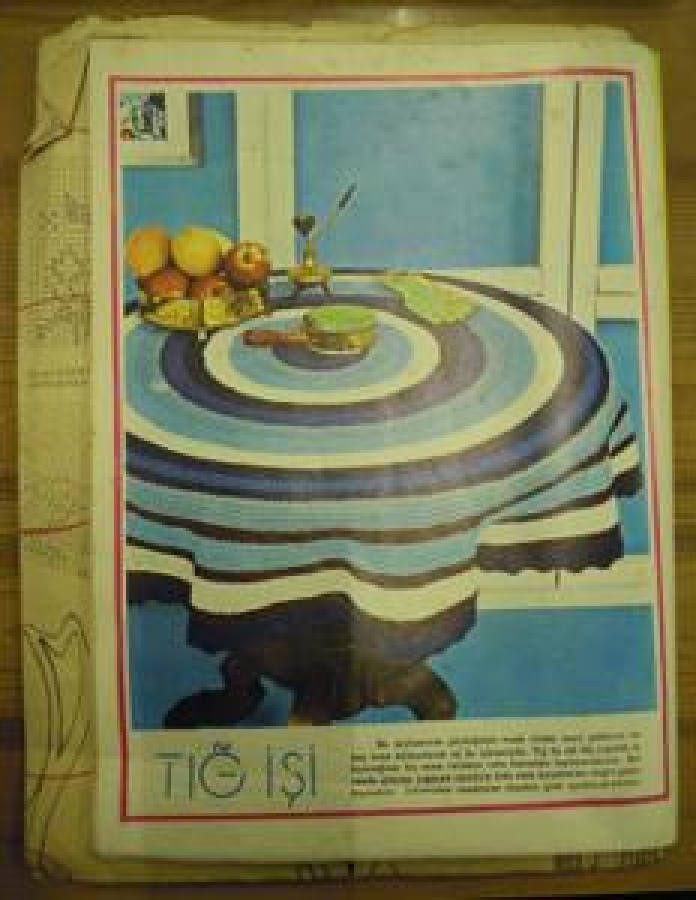 SAMANYOLU 200 ÇEŞİT EL İŞİ MODELİ PATRONUYLA NO : 32 MAYIS 1976 