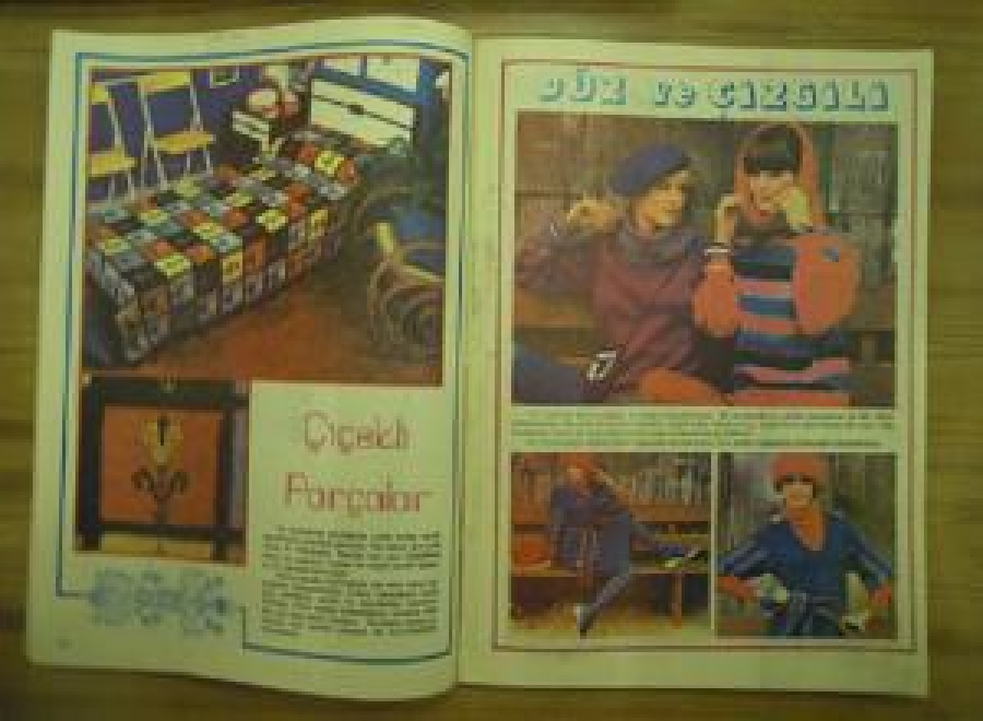 SAMANYOLU 200 ÇEŞİT EL İŞİ MODELİ PATRONUYLA NO :41 ŞUBAT 1977 