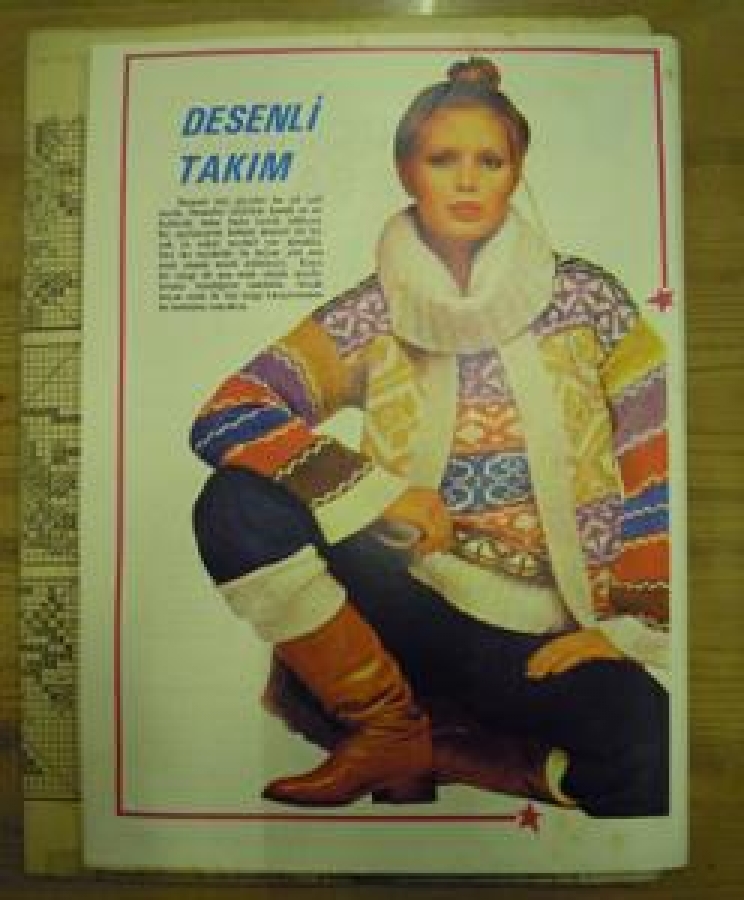 SAMANYOLU 200 ÇEŞİT EL İŞİ MODELİ PATRONUYLA NO :41 ŞUBAT 1977 