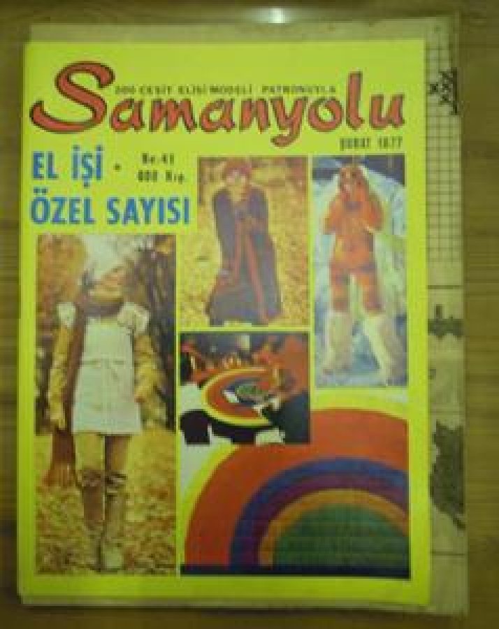 SAMANYOLU 200 ÇEŞİT EL İŞİ MODELİ PATRONUYLA NO :41 ŞUBAT 1977 