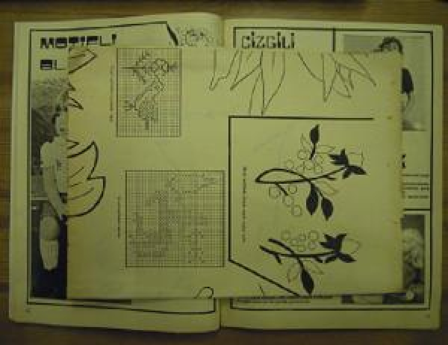 SAMANYOLU 200 ÇEŞİT EL İŞİ MODELİ PATRONUYLA NO : 44 MAYIS 1977 