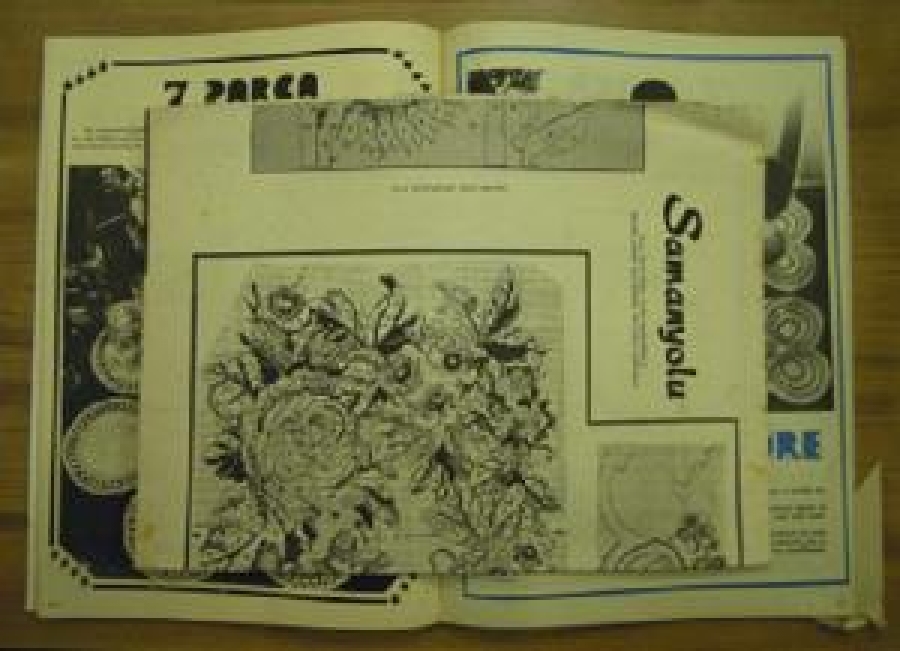 SAMANYOLU 200 ÇEŞİT EL İŞİ MODELİ PATRONUYLA NO : 47 AĞUSTOS 1977 