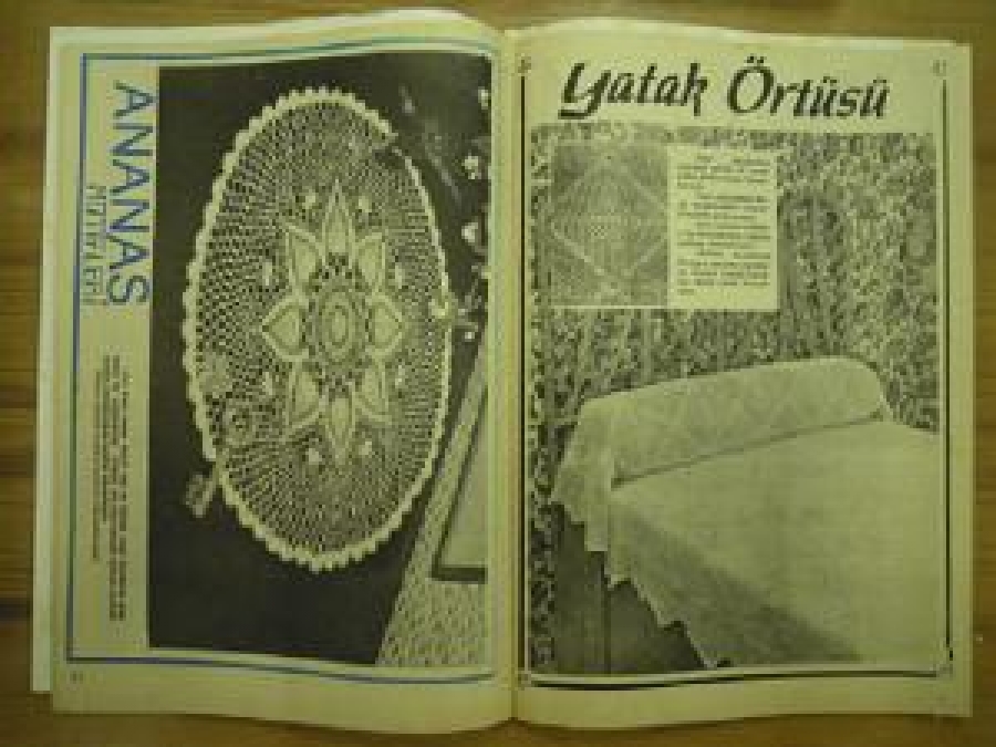 SAMANYOLU 200 ÇEŞİT EL İŞİ MODELİ PATRONUYLA NO : 48 EYLÜL 1977 