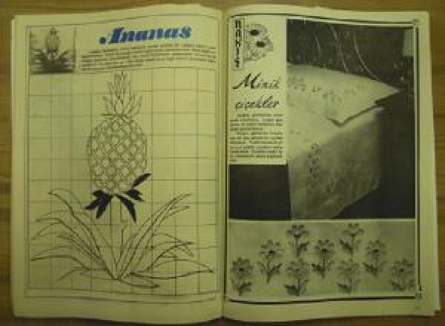 SAMANYOLU 200 ÇEŞİT EL İŞİ MODELİ PATRONUYLA NO : 49 EKİM 1977 