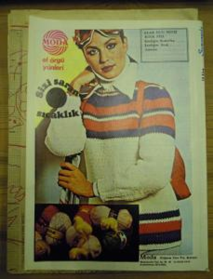 SAMANYOLU 200 ÇEŞİT EL İŞİ MODELİ PATRONUYLA NO : 64 OCAK 1979 