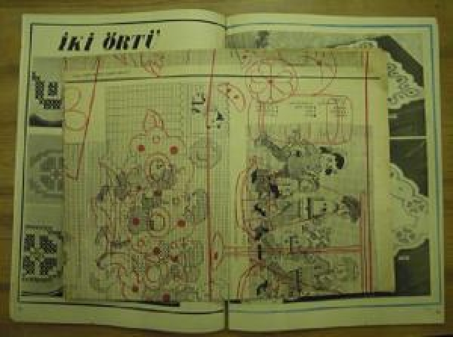 SAMANYOLU 200 ÇEŞİT EL İŞİ MODELİ PATRONUYLA NO : 64 OCAK 1979 