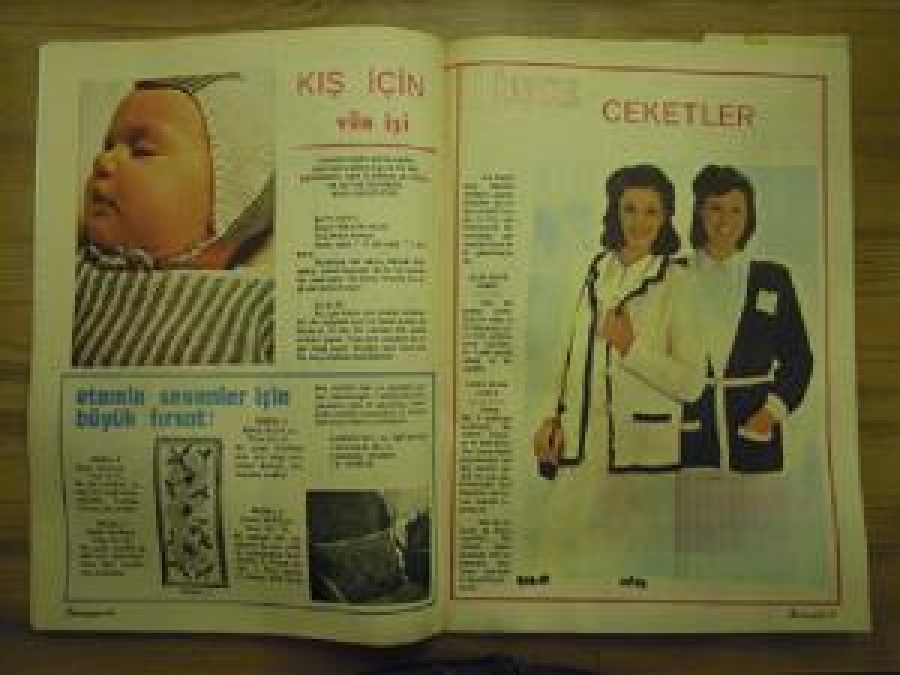 SAMANYOLU 200 ÇEŞİT EL İŞİ MODELİ PATRONUYLA NO : 85 EKİM 1980 