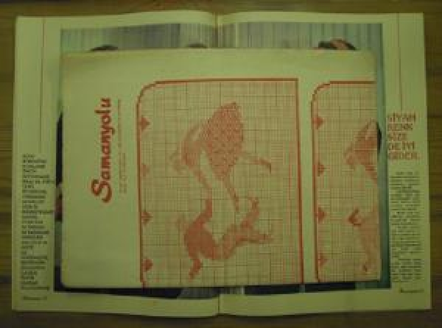 SAMANYOLU 200 ÇEŞİT EL İŞİ MODELİ PATRONUYLA NO : 91 NİSAN 1981 