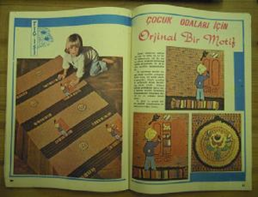 SAMANYOLU 200 ÇEŞİT ELİŞİ MODELİ PATRONUYLA NO : 45 HAZİRAN 1977 