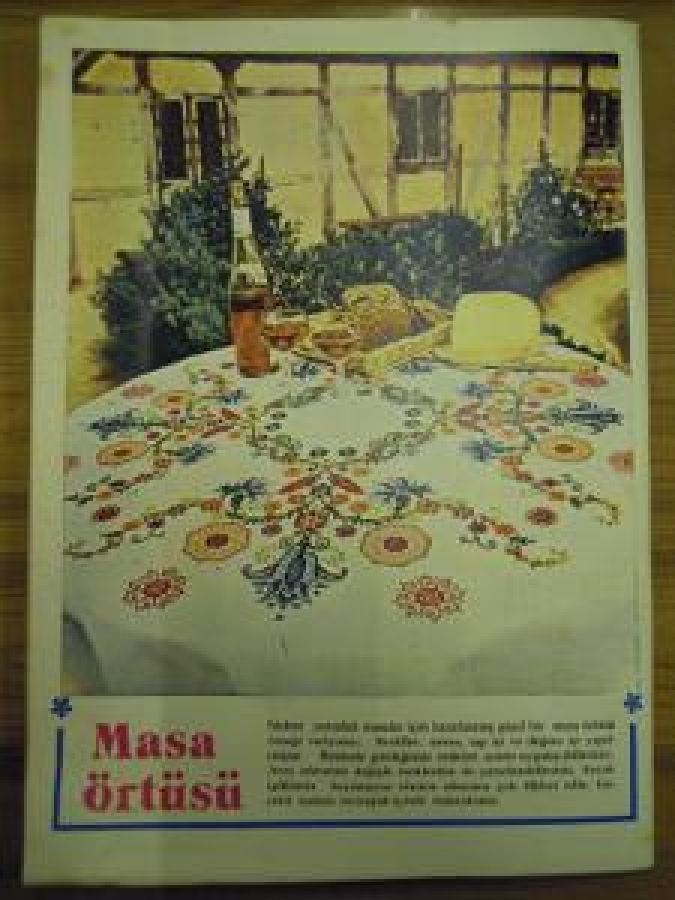 SAMANYOLU 200 ÇEŞİT ELİŞİ MODELİ PATRONUYLA NO : 45 HAZİRAN 1977 