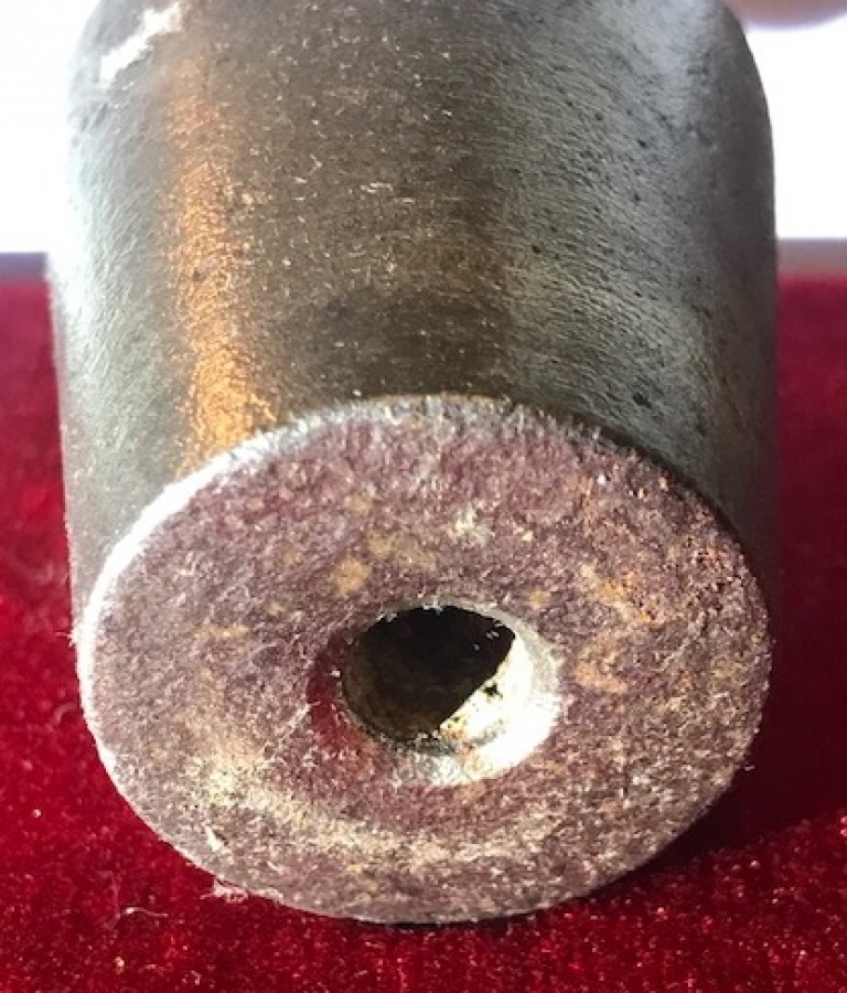 OSMANLI İPLİ SICAK DÖGME DEMİR AGIRLIK 600 GRAM SALLAMA ŞAKUL 9 CM BOYUNDA