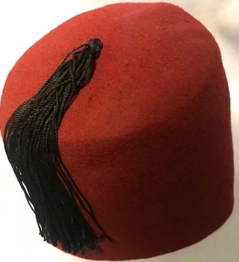 OSMANLI BORDO  FESHANE PÜSKÜLLÜ FES