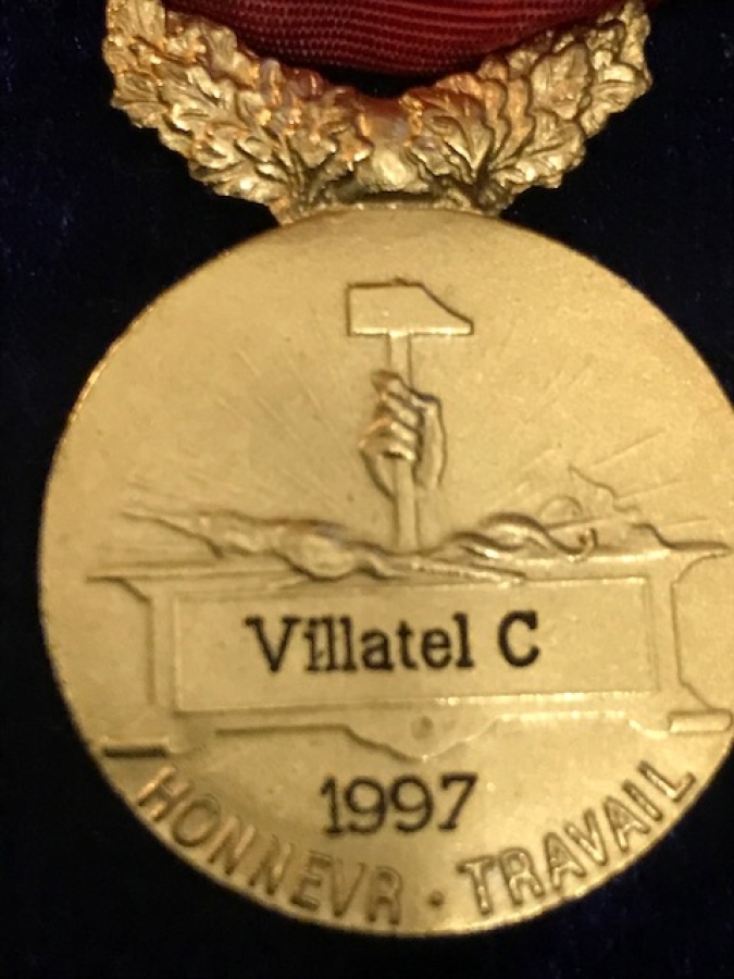 FRANSIZ RCPVBLIQVE BRONZ ÖDÜL MADALYA 1997