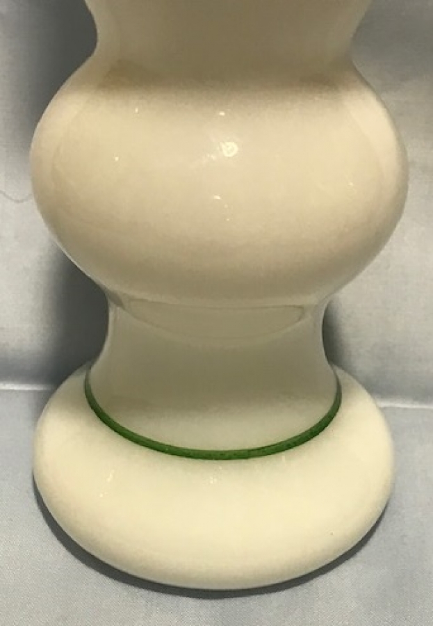 İTALYAN  VERONICA TEOCRİUM OPALİN ÜZERİ EL BOYAMA VAZO