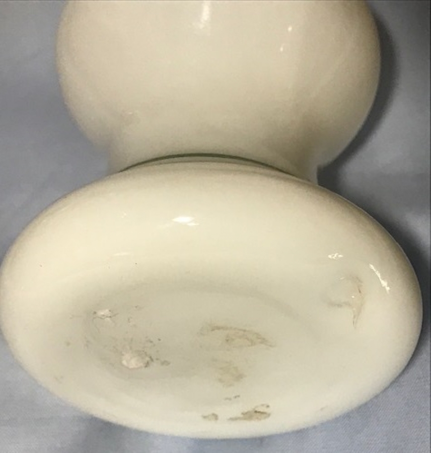 İTALYAN  VERONICA TEOCRİUM OPALİN ÜZERİ EL BOYAMA VAZO