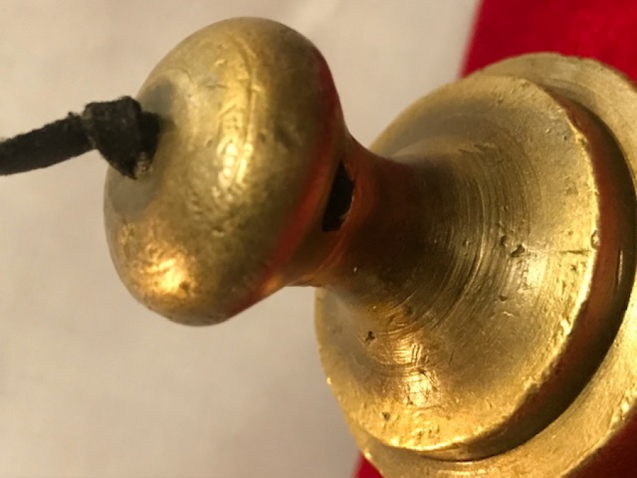 OSMANLI İPLİ SICAK DÖKME BRONZ AGIRLIK 590 GRAM SALLAMA ŞAKUL 8 CM BOYUNDA