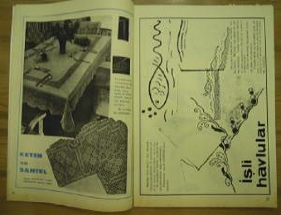 SAMANYOLU 200 ÇEŞİT EL İŞİ MODELİ PATRONUYLA NO : 25. EKİM 1975