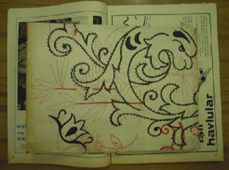 SAMANYOLU 200 ÇEŞİT EL İŞİ MODELİ PATRONUYLA NO : 25. EKİM 1975