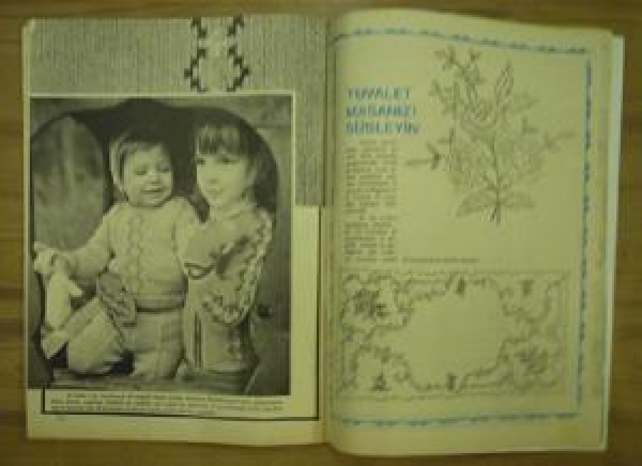 SAMANYOLU 200 ÇEŞİT EL İŞİ MODELİ PATRONUYLA NO : 28 OCAK 1976 