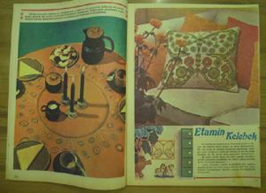 SAMANYOLU 200 ÇEŞİT EL İŞİ MODELİ PATRONUYLA NO : 37. EKİM 1976 