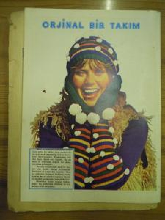 SAMANYOLU 200 ÇEŞİT EL İŞİ MODELİ PATRONUYLA NO :40 OCAK 1977 