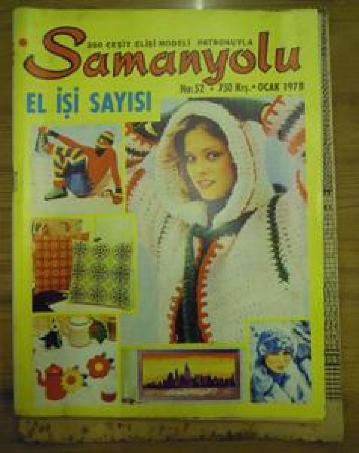 SAMANYOLU 200 ÇEŞİT EL İŞİ MODELİ PATRONUYLA NO : 52. OCAK 1978 