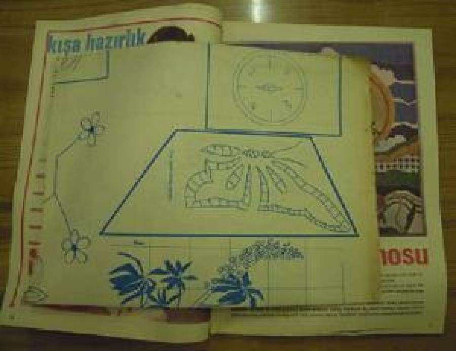 SAMANYOLU 200 ÇEŞİT EL İŞİ MODELİ PATRONUYLA NO : 59. AĞUSTOS 1978 