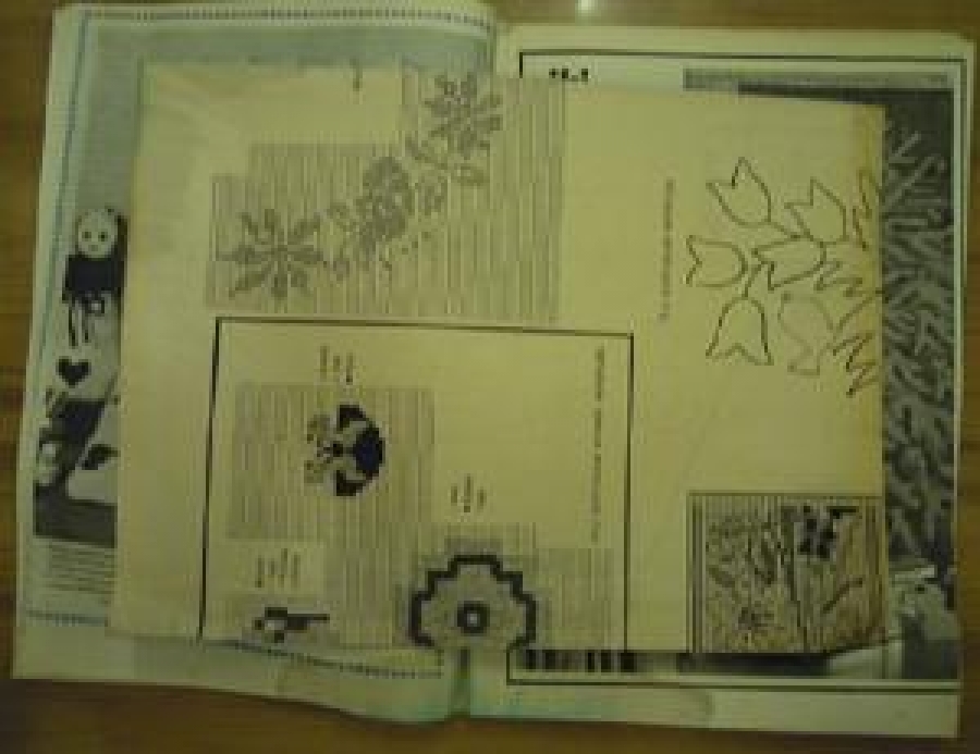 SAMANYOLU 200 ÇEŞİT EL İŞİ MODELİ PATRONUYLA NO : 61 EKİM 1978 