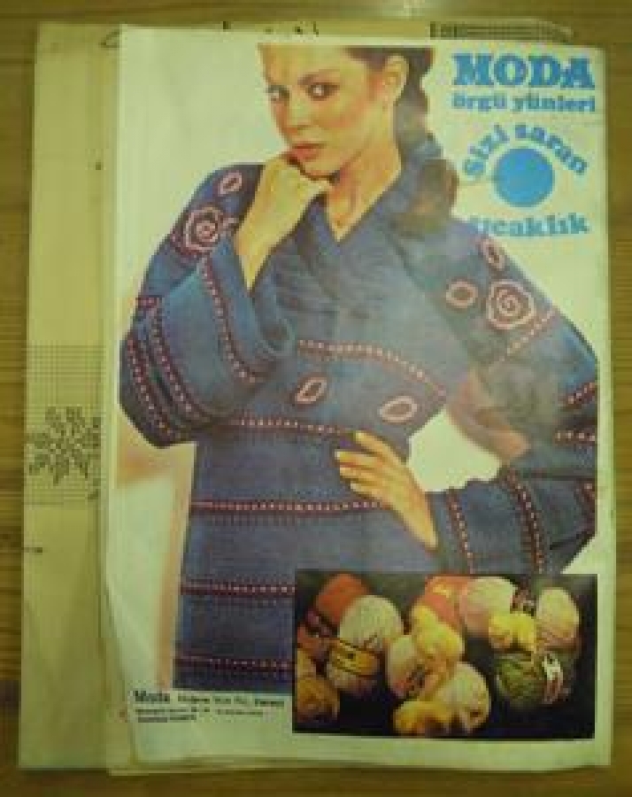 SAMANYOLU 200 ÇEŞİT EL İŞİ MODELİ PATRONUYLA NO : 61 EKİM 1978 