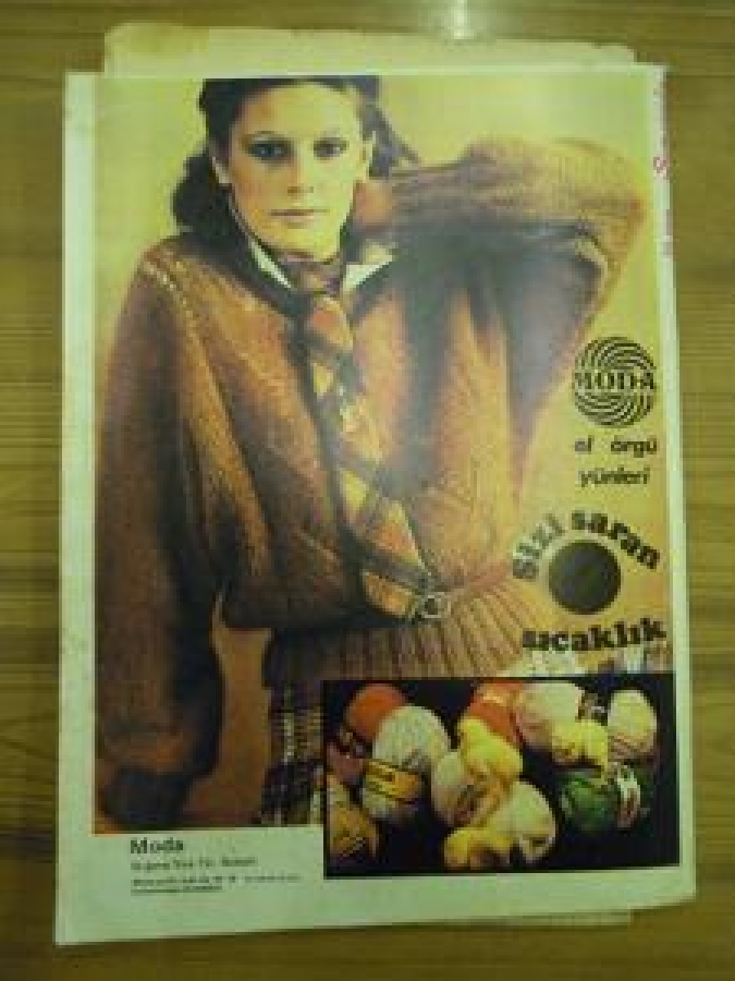 SAMANYOLU 200 ÇEŞİT EL İŞİ MODELİ PATRONUYLA NO : 74 KASIM 1979 