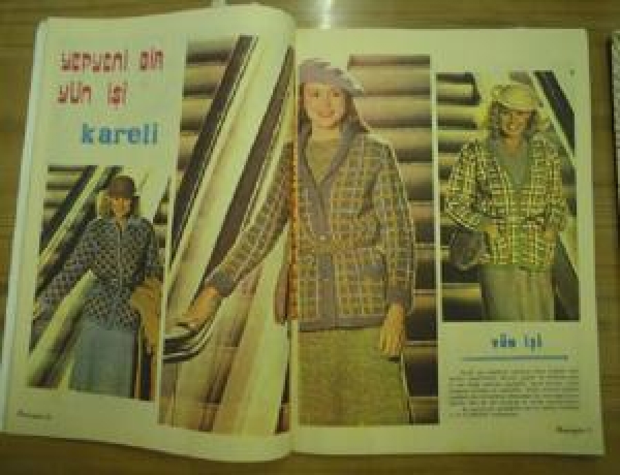 SAMANYOLU 200 ÇEŞİT EL İŞİ MODELİ PATRONUYLA NO : 87 ARALIK 1980 