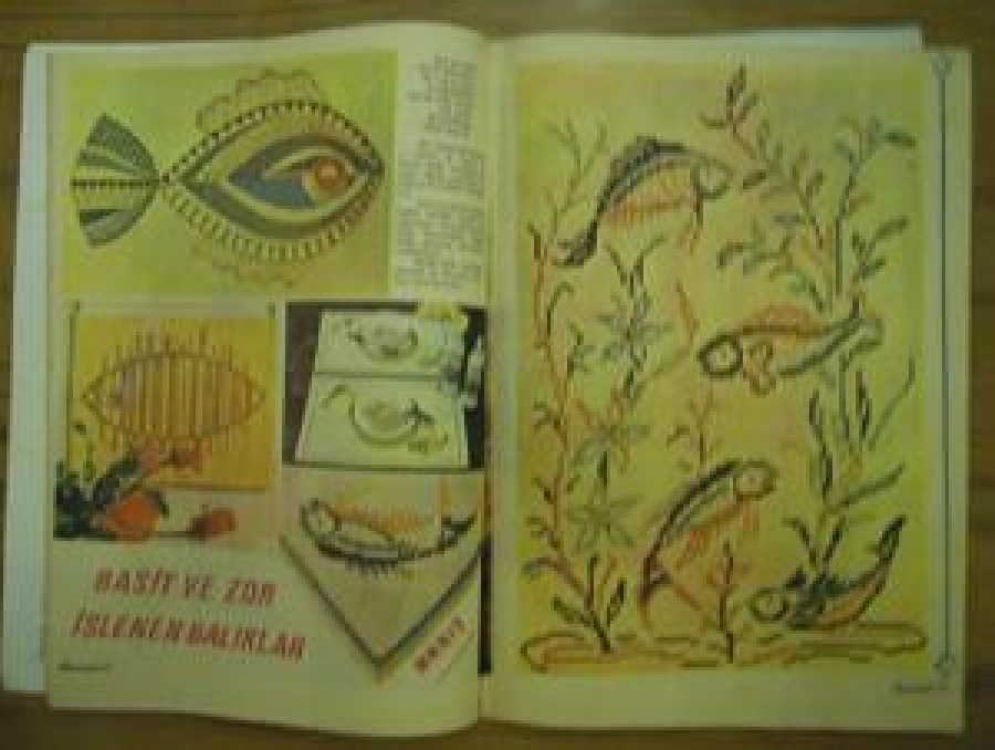 SAMANYOLU 200 ÇEŞİT EL İŞİ MODELİ PATRONUYLA NO : 88 OCAK 1981 