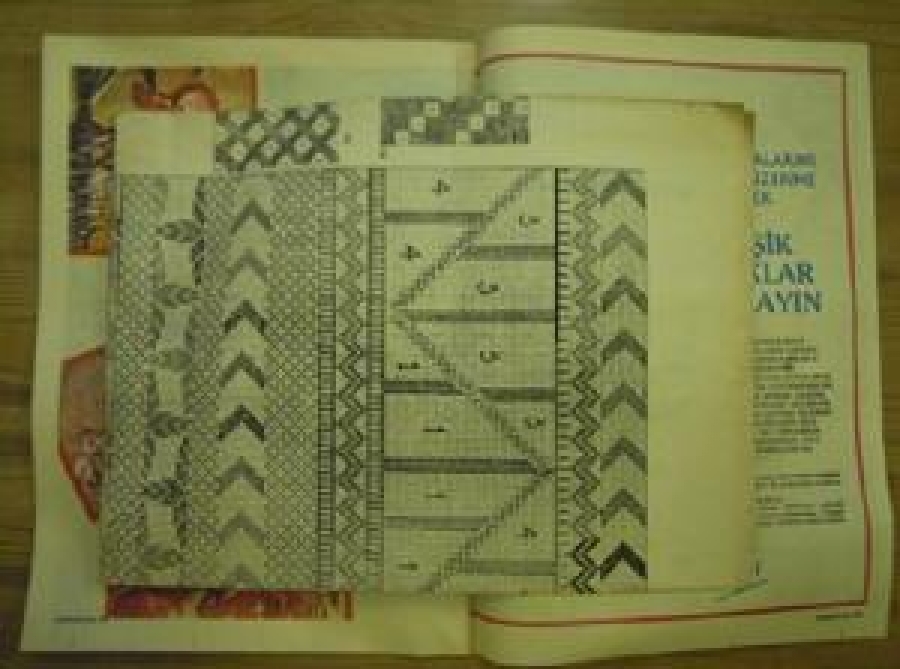 SAMANYOLU 200 ÇEŞİT EL İŞİ MODELİ PATRONUYLA NO : 95 AĞUSTOS 1981