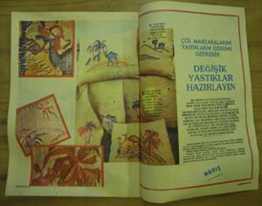 SAMANYOLU 200 ÇEŞİT EL İŞİ MODELİ PATRONUYLA NO : 95 AĞUSTOS 1981