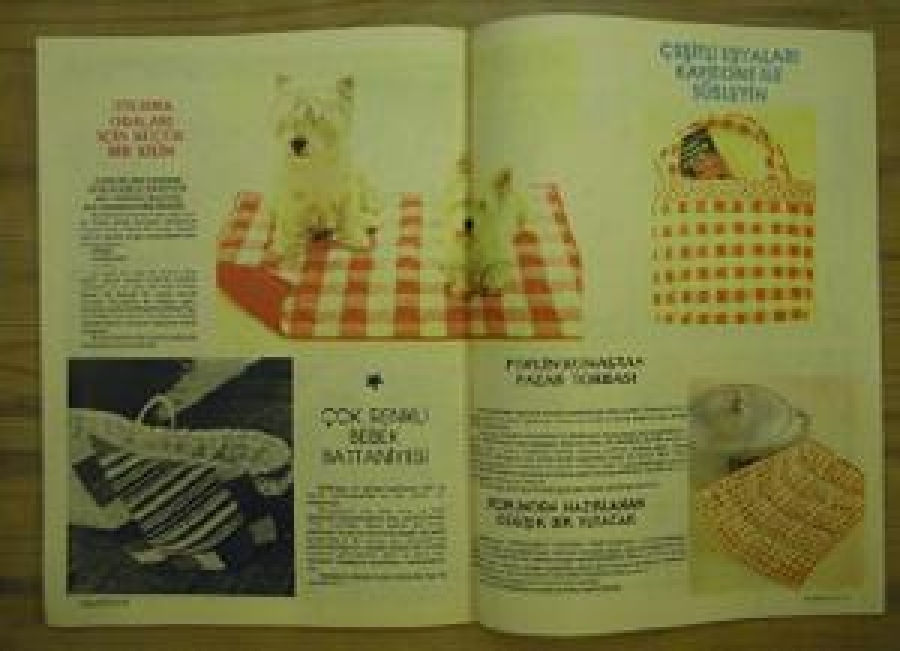 SAMANYOLU 200 ÇEŞİT EL İŞİ MODELİ PATRONUYLA NO : 97 EKİM 1981 