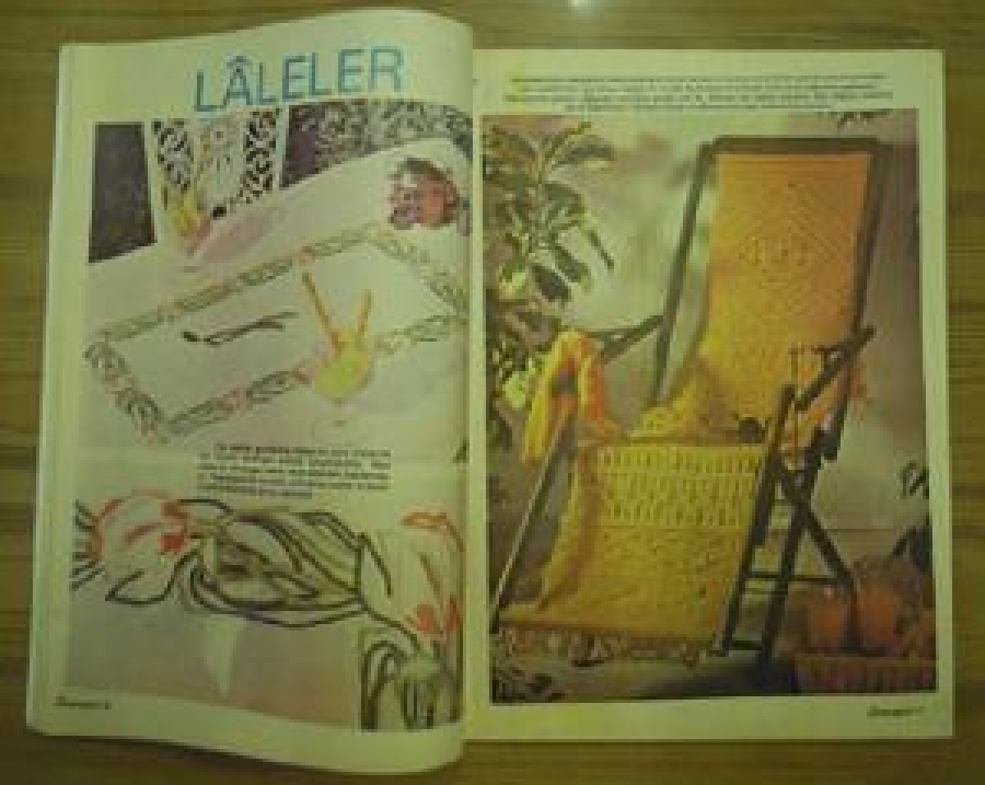 SAMANYOLU 200 ÇEŞİT ELİŞİ MODELİ PATRONUYLA NO : 83 AĞUSTOS 1980 