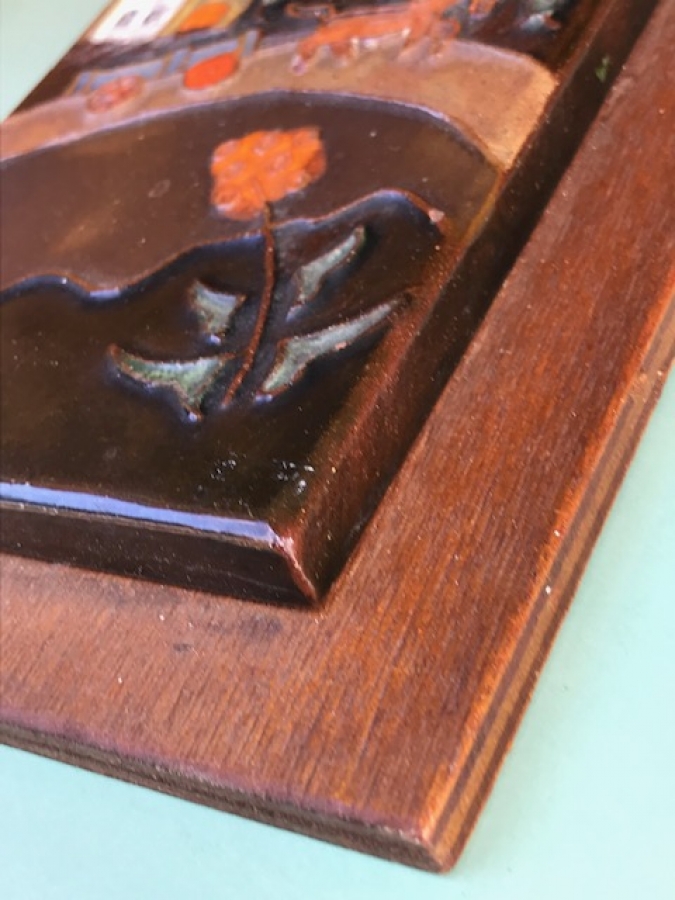  SANATCI İGAN İMZALI  SERAMİK PANO 