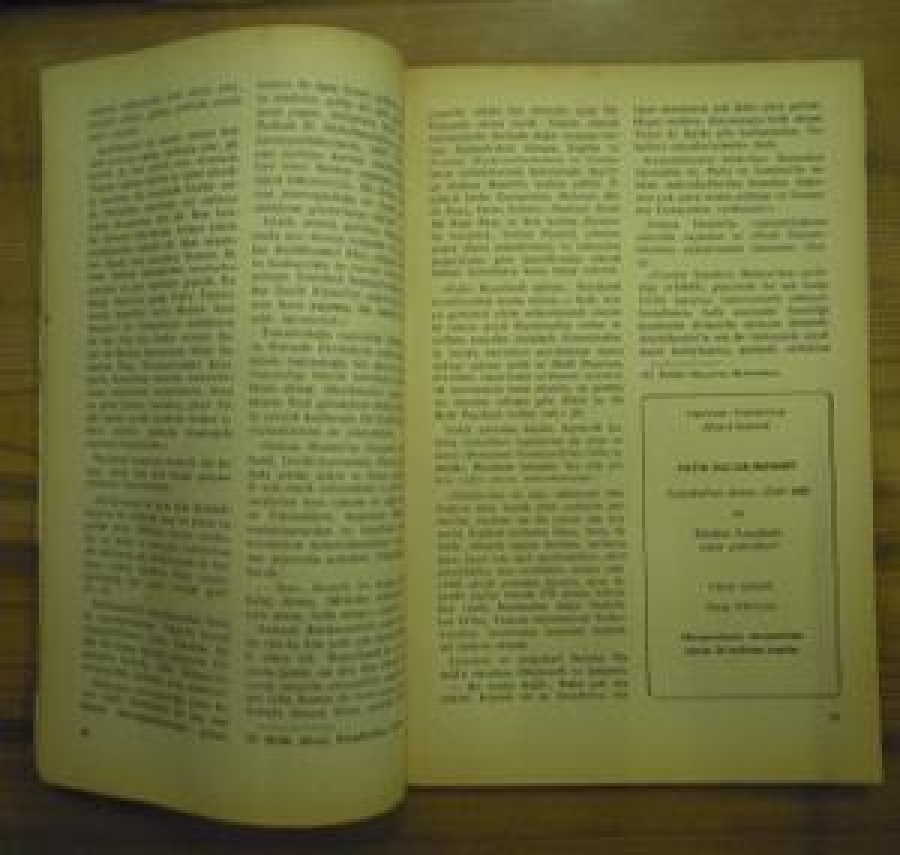 TARİH VE EDEBİYAT MECMUA AĞUSTOS-1982 SAYI : 8 
