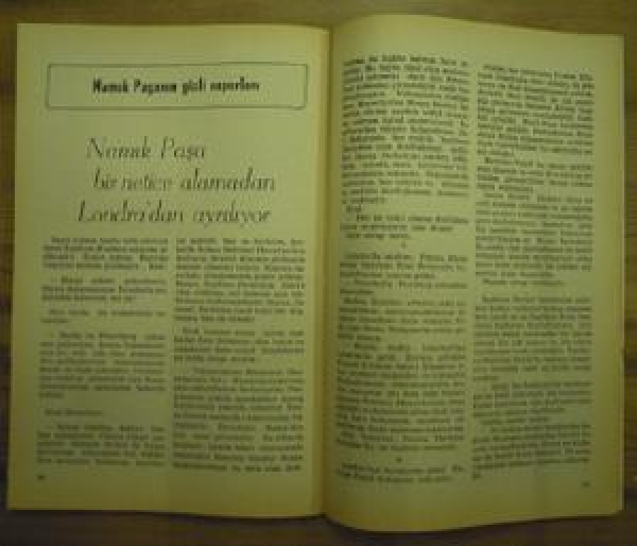 TARİH VE EDEBİYAT MECMUA EKİM-1980 SAYI : 10 