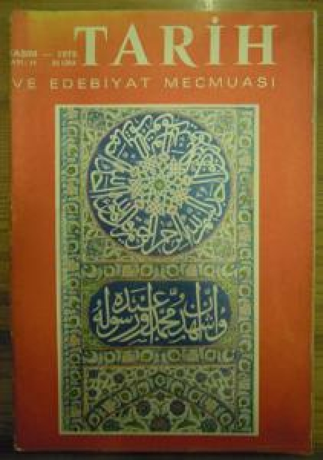 TARİH VE EDEBİYAT MECMUA KASIM-1979 SAYI : 11 