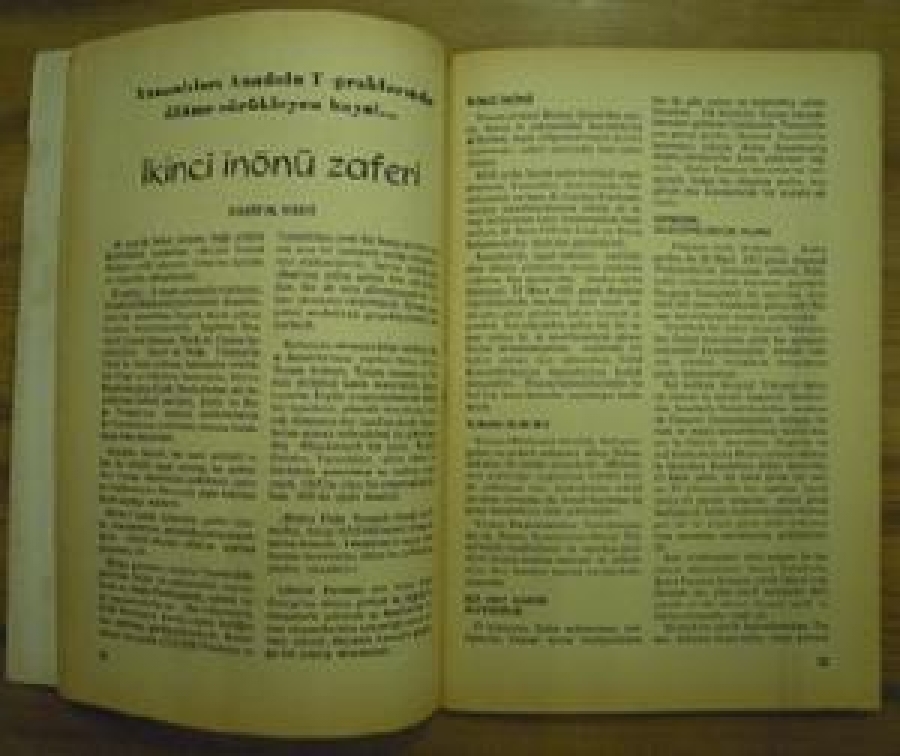 TARİH VE EDEBİYAT MECMUA MART-1980 SAYI : 3 